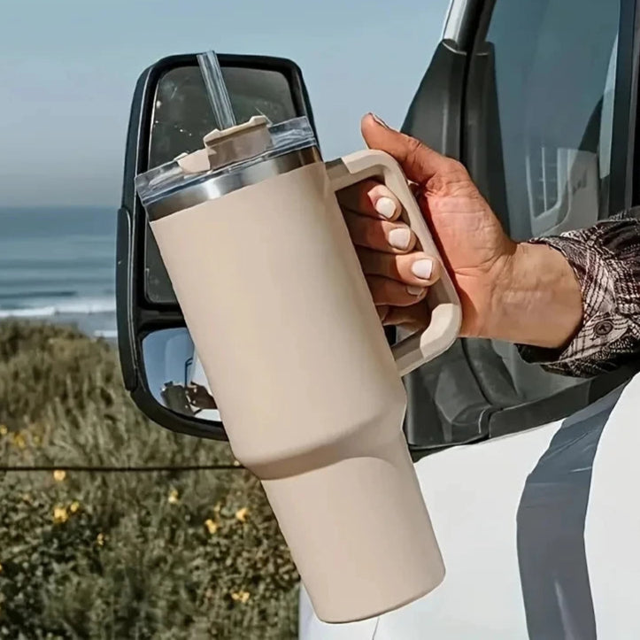 Gourde Isotherme Grande Capacité - 1200 mL - Coloris : Divers