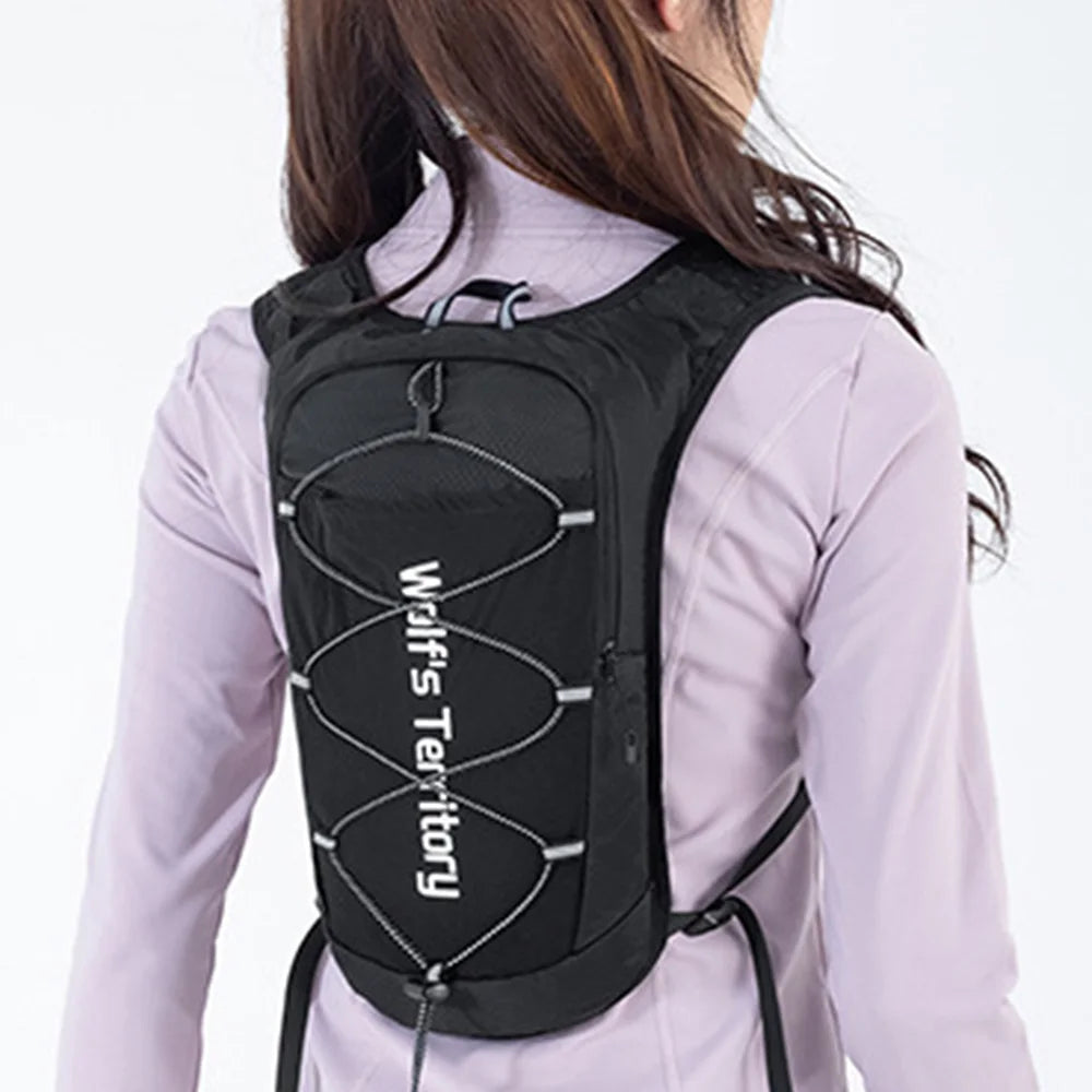 Gourde Sac à Dos de Running - Sac à dos et Recharge de 1.5L et 500 mL - Coloris : Noir