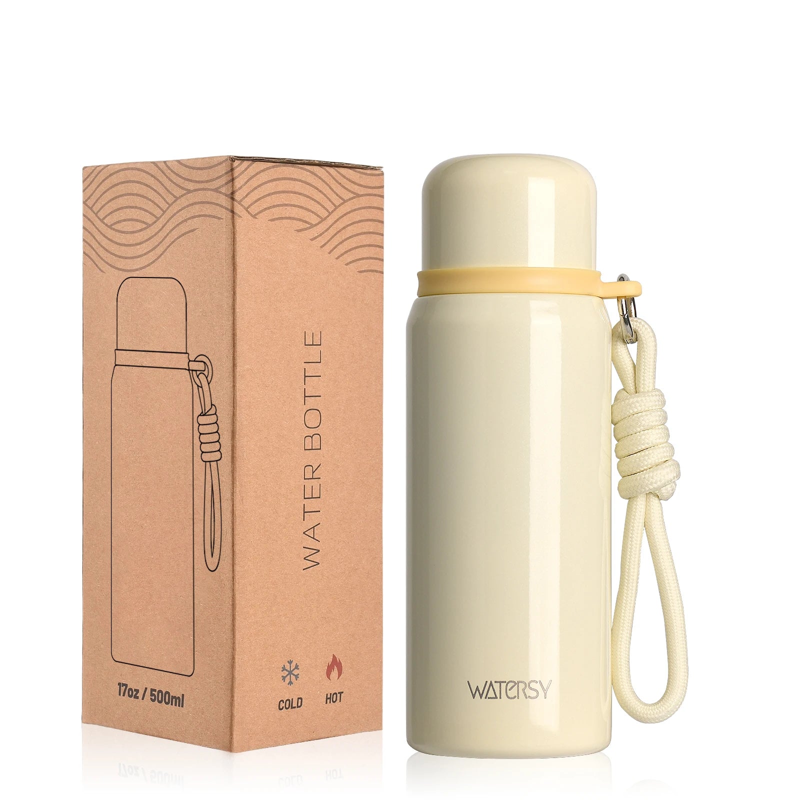 Gourde en Acier Inoxydable - 500 mL