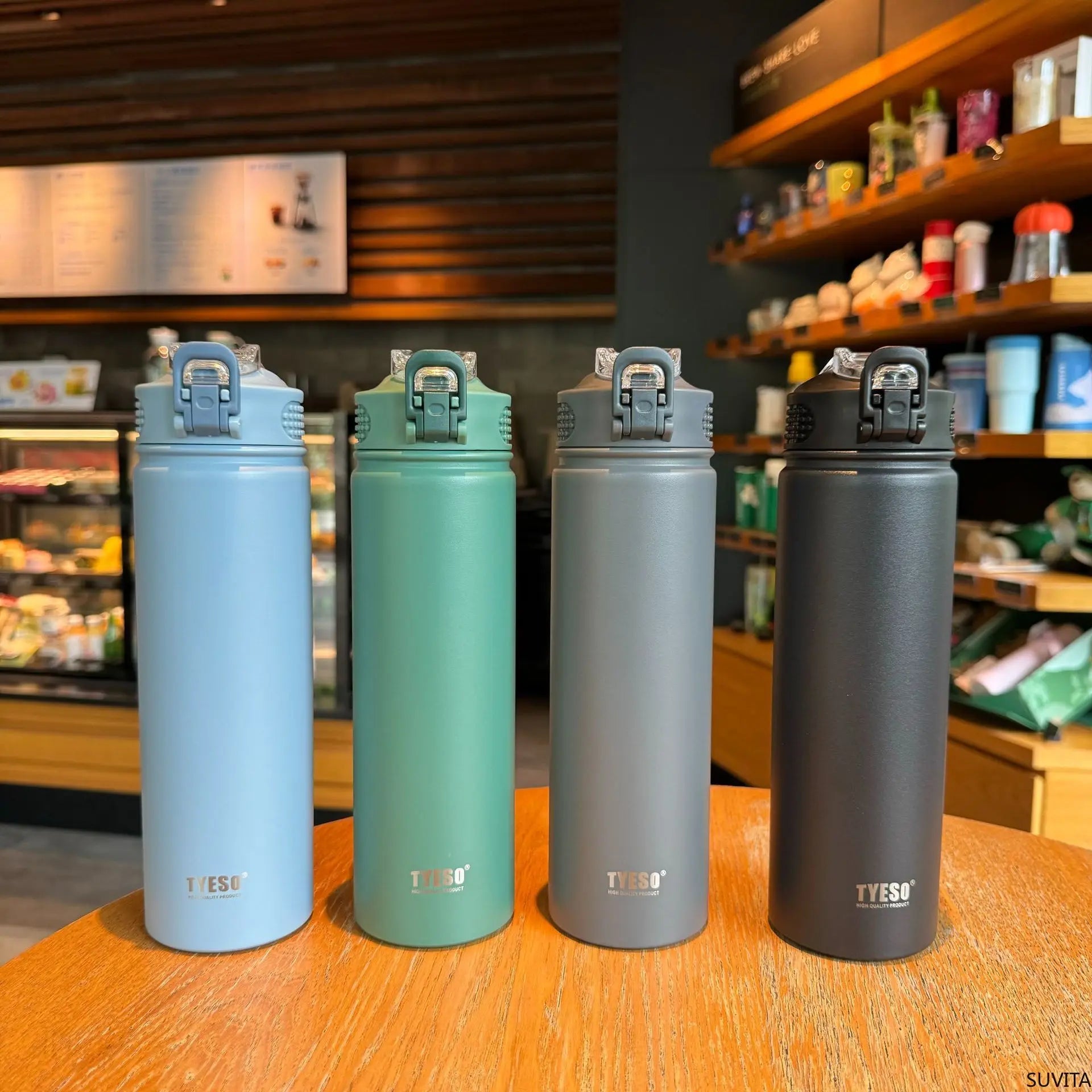 Gourde Thermos en Acier Inoxydable - 600 mL - Coloris : Foncé