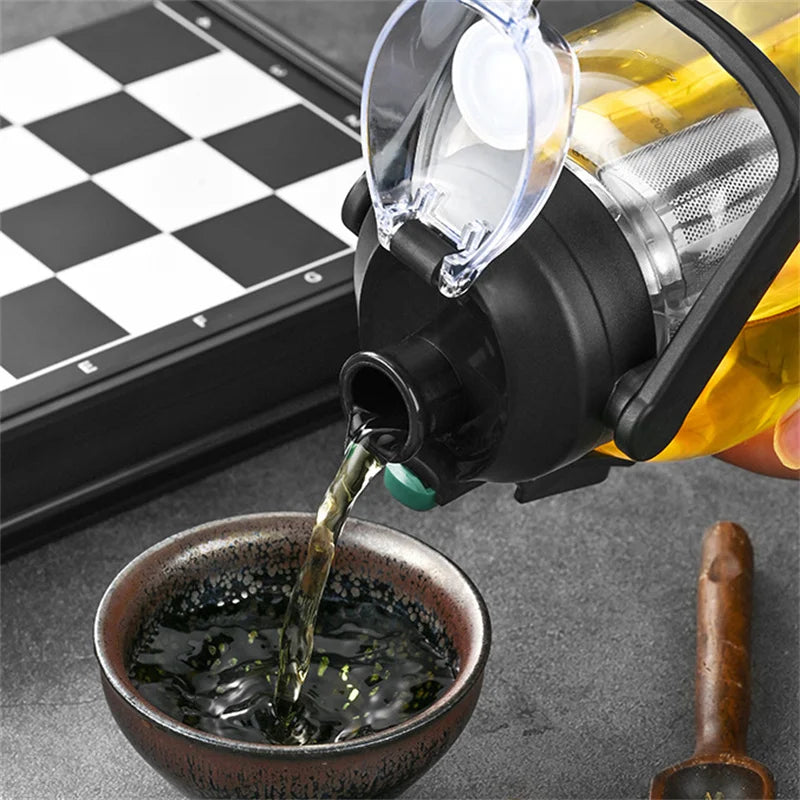 Gourde en Verre Insert en Inox pour Infusion - Moyenne Capacité - 1L