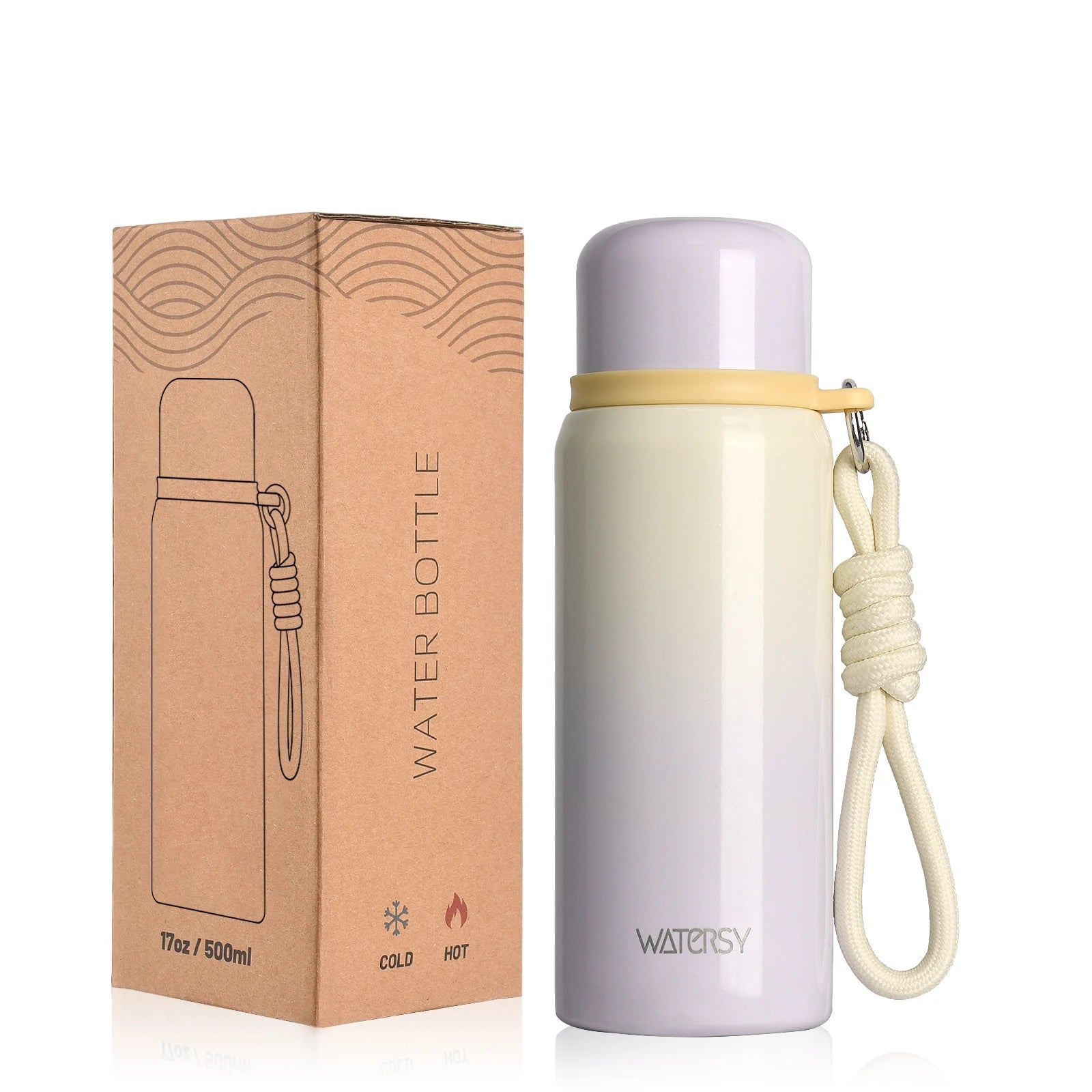 Gourde en Acier Inoxydable - 500 mL