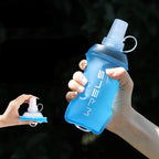 Mini-Gourde Pliable Sport - 200 mL - Couleur : Bleu ou Violet