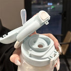 Gourde Etanche Transparente - 500 mL - Modèle : Winter Kawaïï