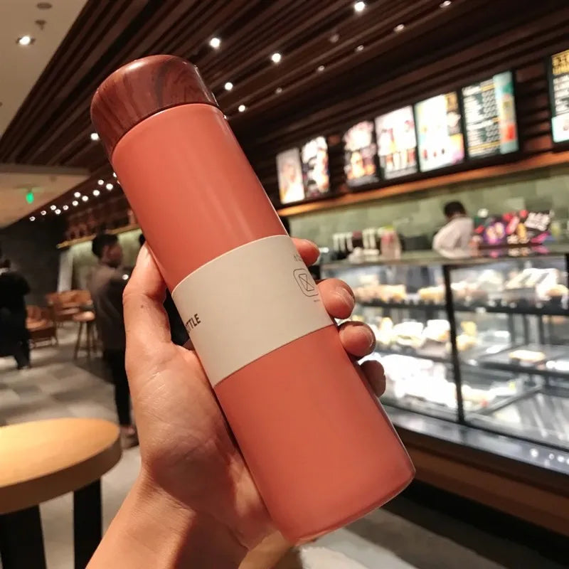 Thermos Simple Avec Couvercle et Filtre - 350 mL - Coloris multiples