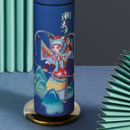 Thermos à Affichage de Température Numérique - Thème : Chine : Guerrière