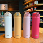 Gourde Thermos en Acier Inoxydable - 600 mL - Coloris : Pastel