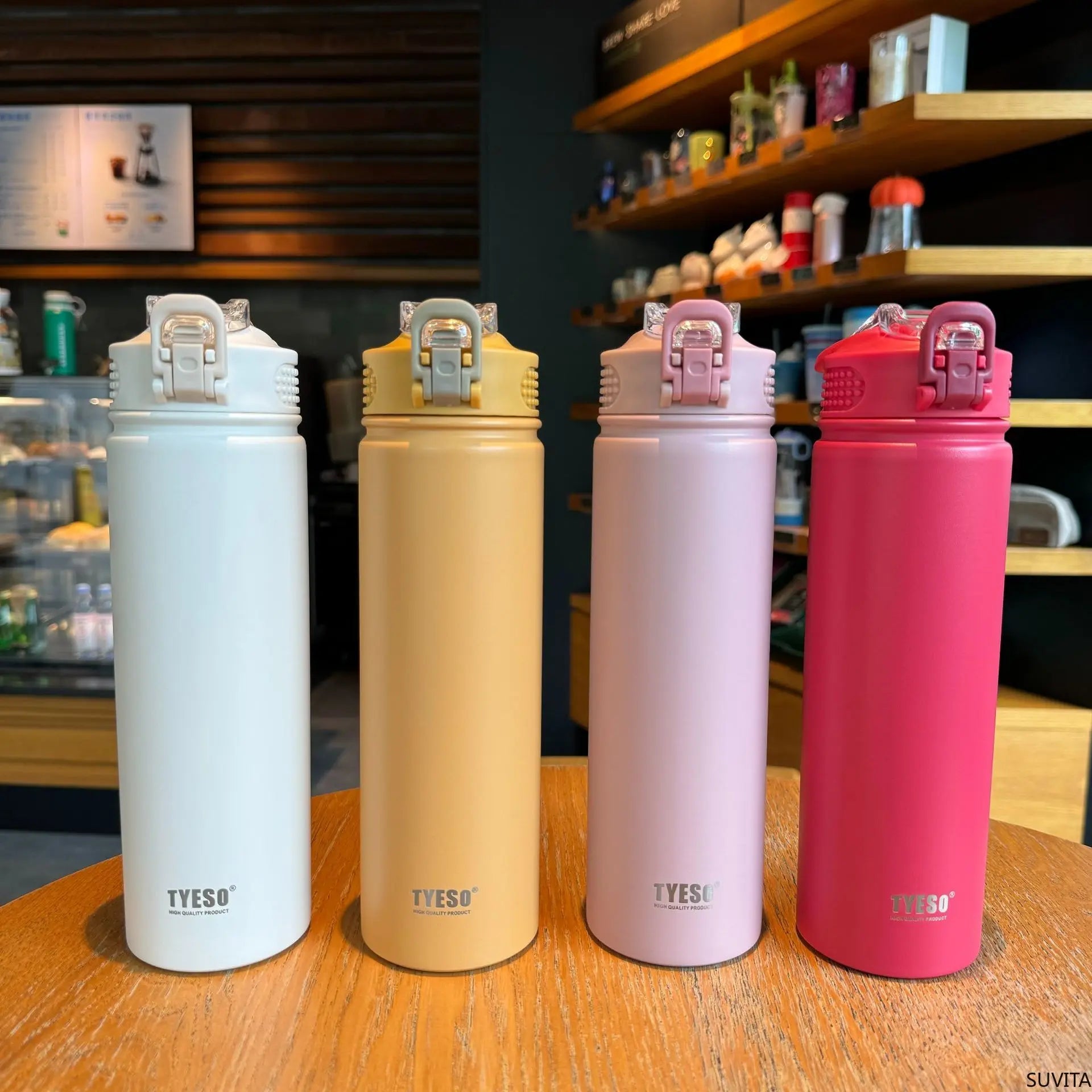 Gourde Thermos en Acier Inoxydable - 600 mL - Coloris : Pastel