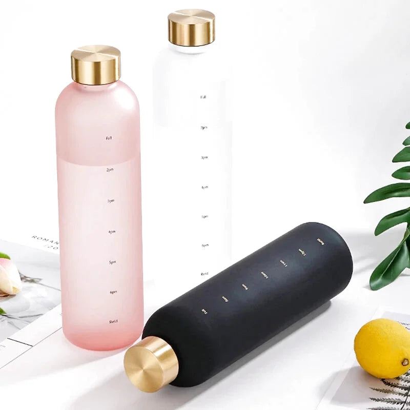 Bouteilles motivation 1L disponibles en plusieurs coloris