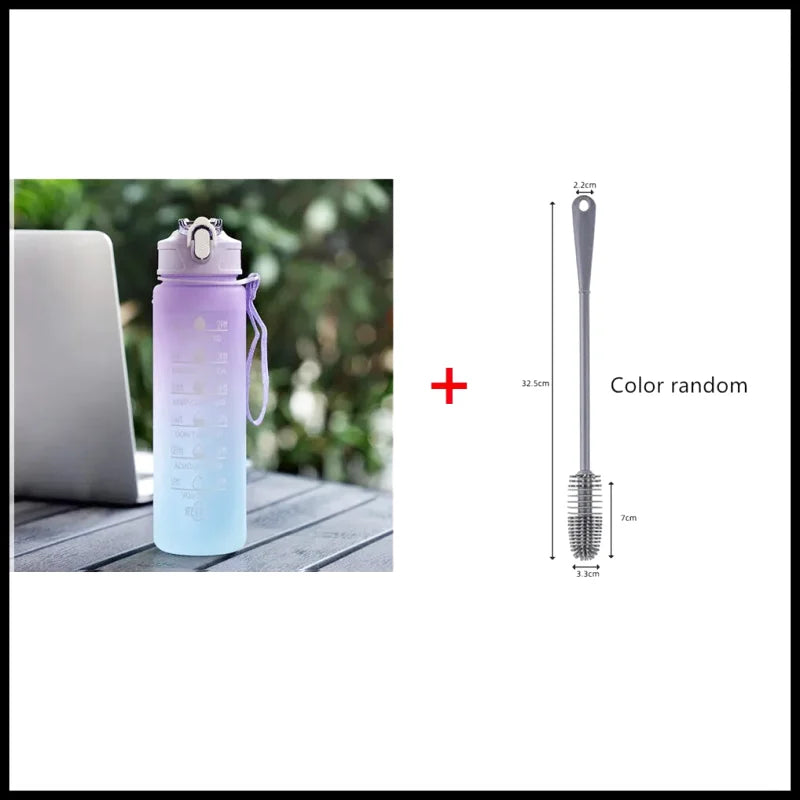 Gourde de sport de Motivation -Coloris Variés - 900mL