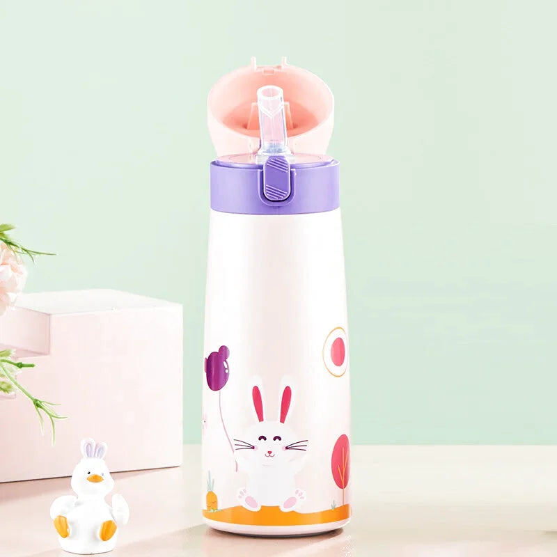 Gourde Enfant Thermos avec paille - 500 mL