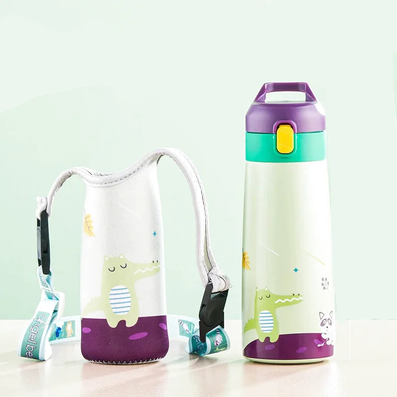 Gourde Enfant Thermos avec paille - 500 mL