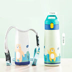 Gourde Enfant Thermos avec paille - 500 mL
